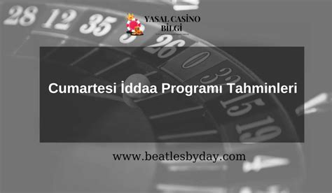 Cumartesi iddaa programı